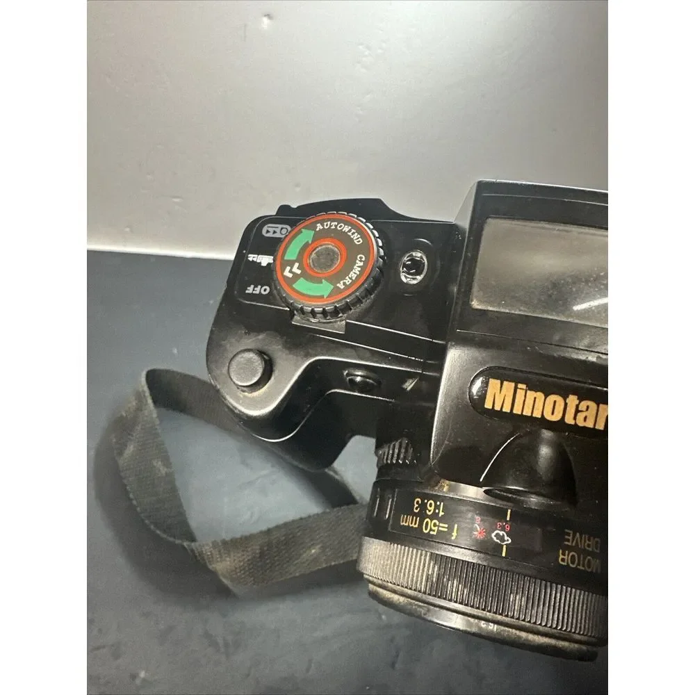 Minotar Focus Free Red Eye Reduction 35mm Motor Drive Camera Point And Shoot UNT